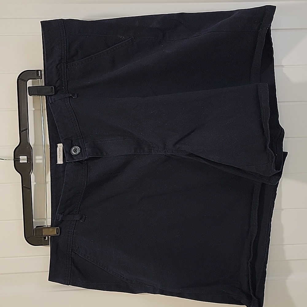 Maurices Classic Shorts Navy Blue Size 22 - Picture 6 of 6